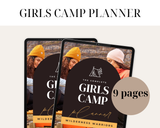 Girls Camp Planner