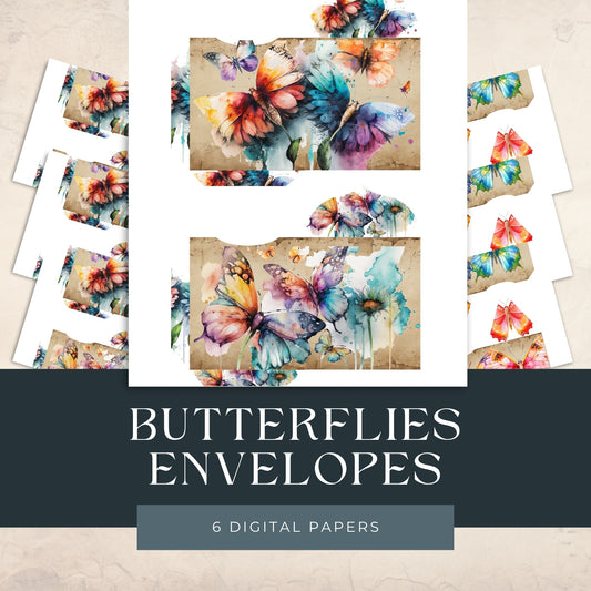 Mini Butterflies Envelopes