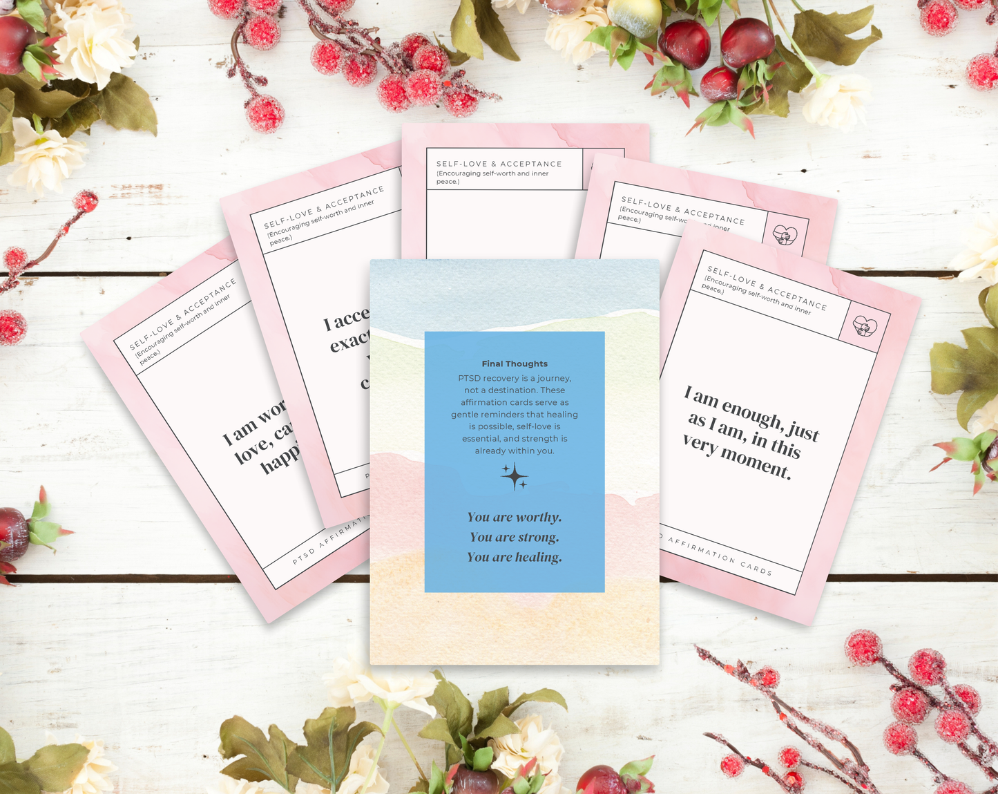 30 PTSD Affirmation Cards
