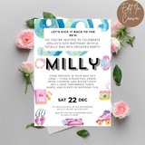 14th Birthday Invitation Female