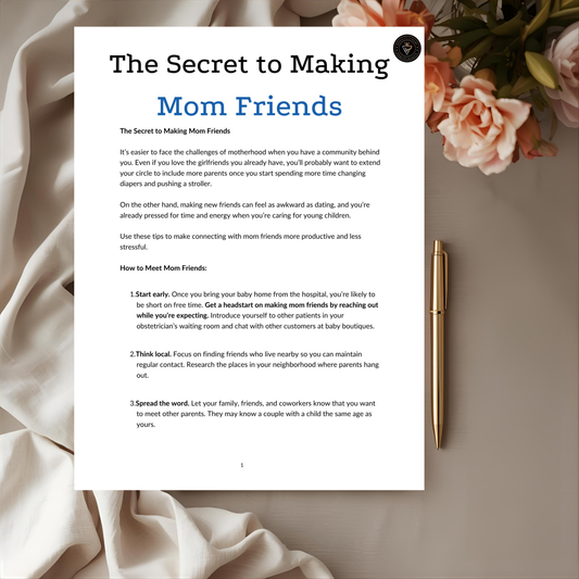 The Secret To Making Mom Friends