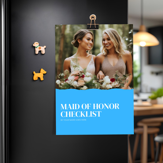 Maid of Honor Checklist