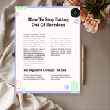 How To Stop Eating Out of Boredom