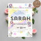 6th Birthday Invitation