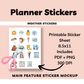 Weather Sticker Sheet