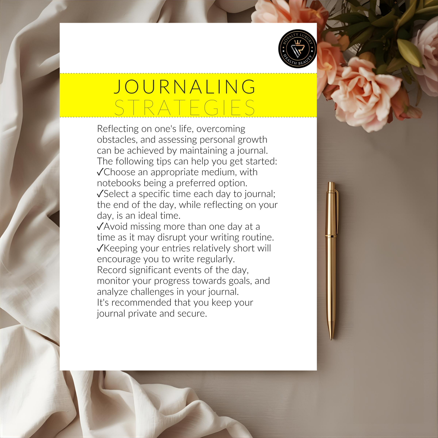 Journaling Strategies
