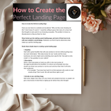 How To Create The Perfect Landing Page