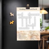 Wedding Cross Word