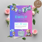 2nd Birthday Invitation Female