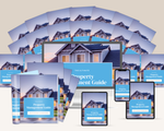 Property Management Guide book with digital device mockups on a beige background