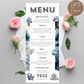 60th Birthday Menu Female