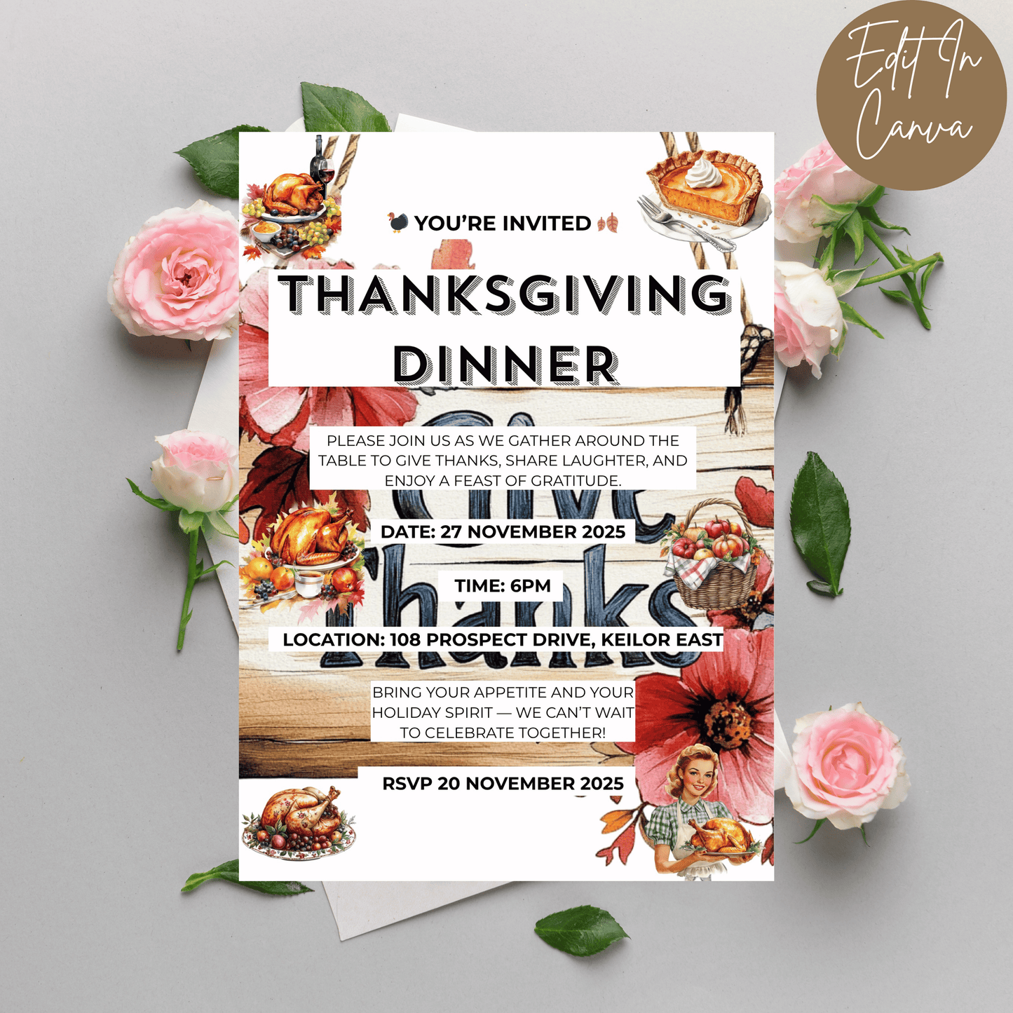 Thanksgiving Invitation