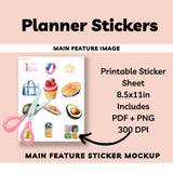 Health Kick Digital Sticker Sheets