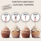 30th Birthday Cupcake Toppers Woman