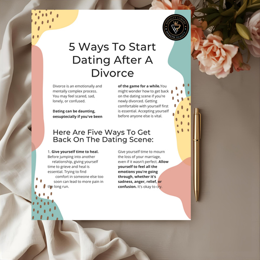 Five Ways To Start Dating After A Divorce
