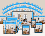 Multiple copies of a 'Sellers' Guide' displayed on screens and devices.