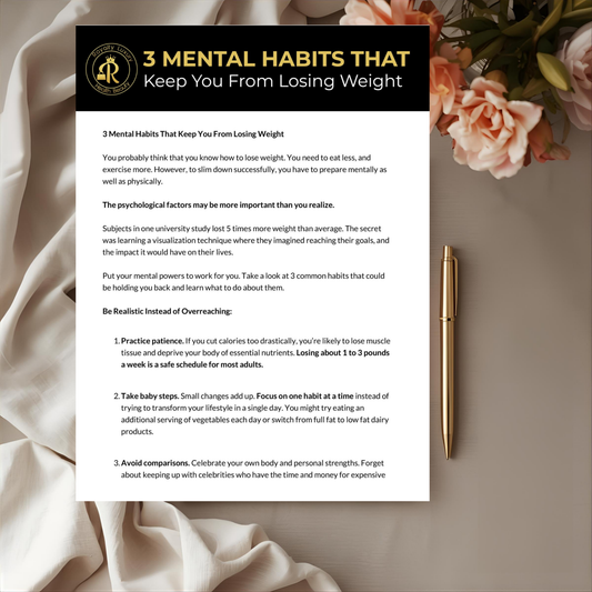Three Mental Habits That Keep You From Losing Weight