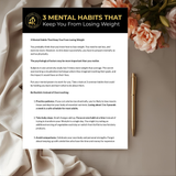 Three Mental Habits That Keep You From Losing Weight