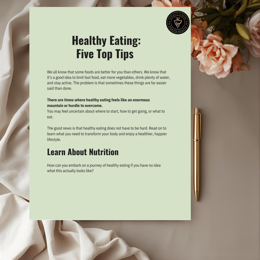 Healthy Eating: Five Top Tips