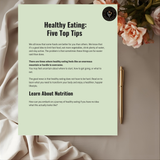Healthy Eating: Five Top Tips