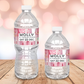 8th Birthday Water Bottle Label Female