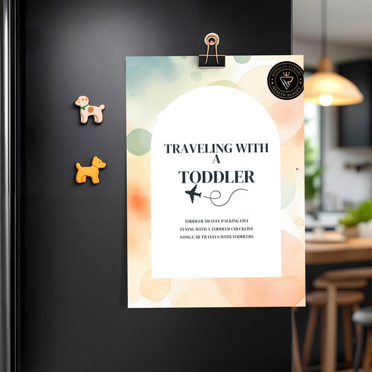 Travelling With A Toddler Checklist