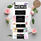 12th Birthday Menu