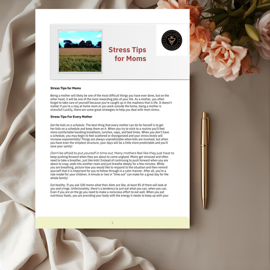 Stress Tips For Mums