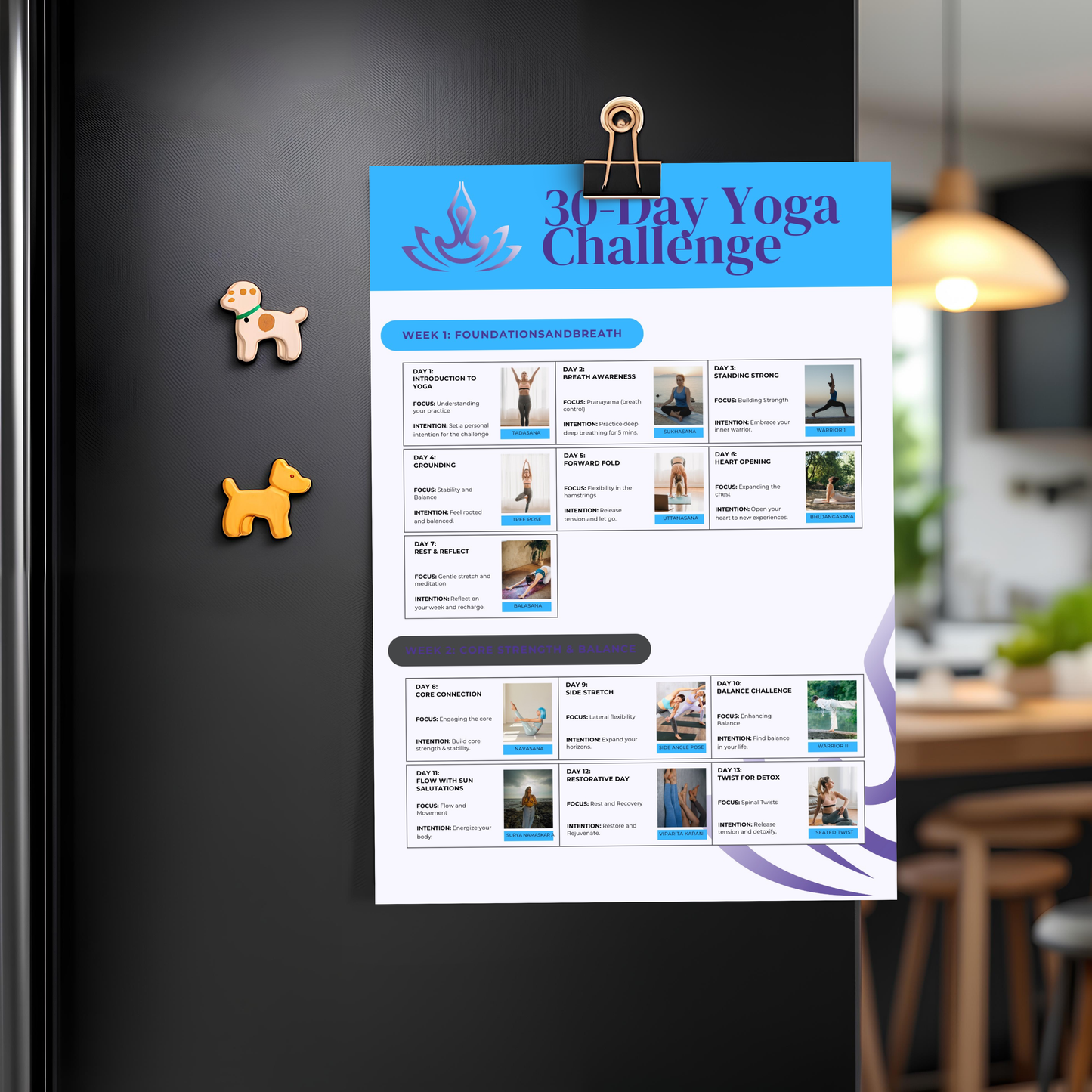 30 Day Yoga Challenge