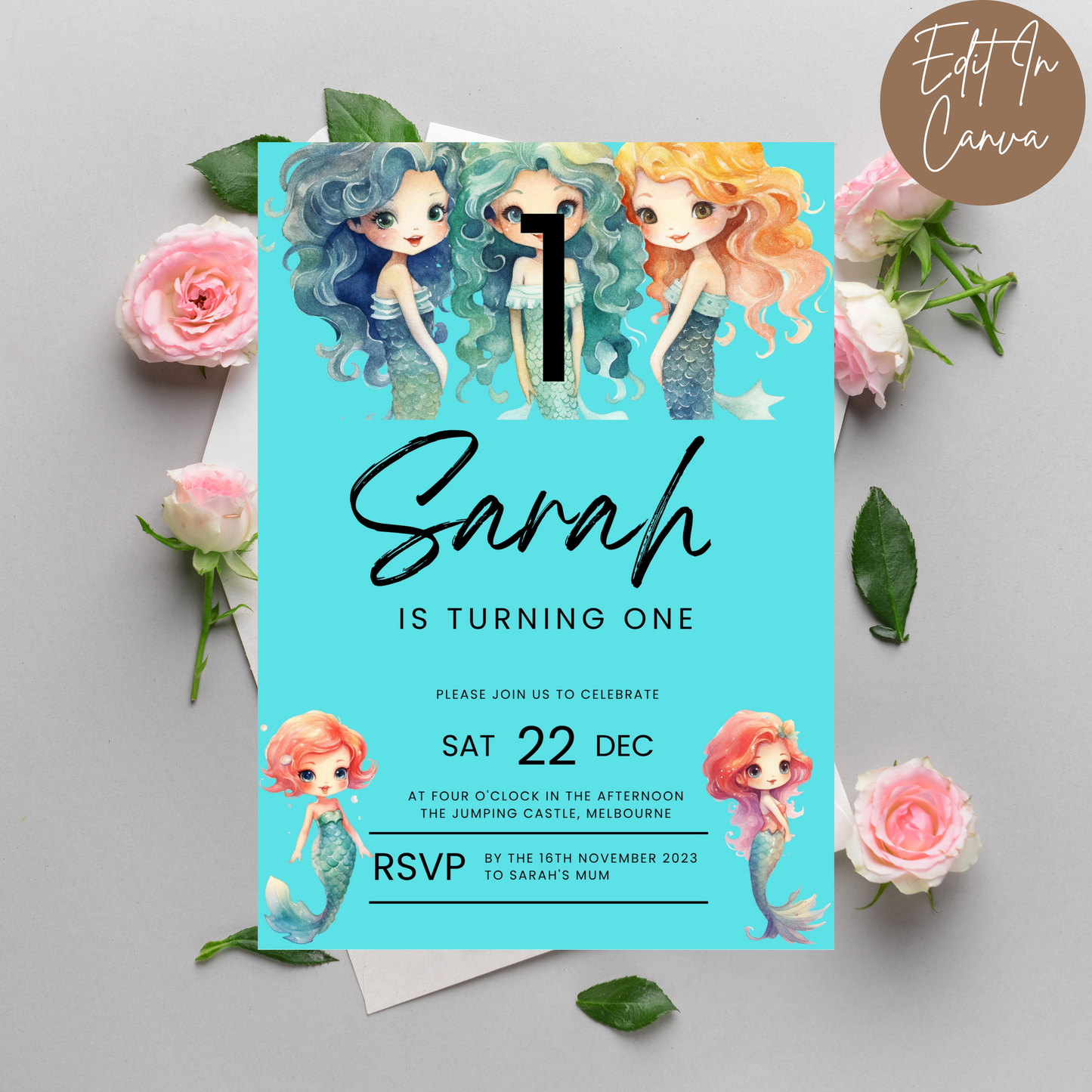 1st Birthday Invitation