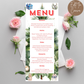Christmas Party Menu