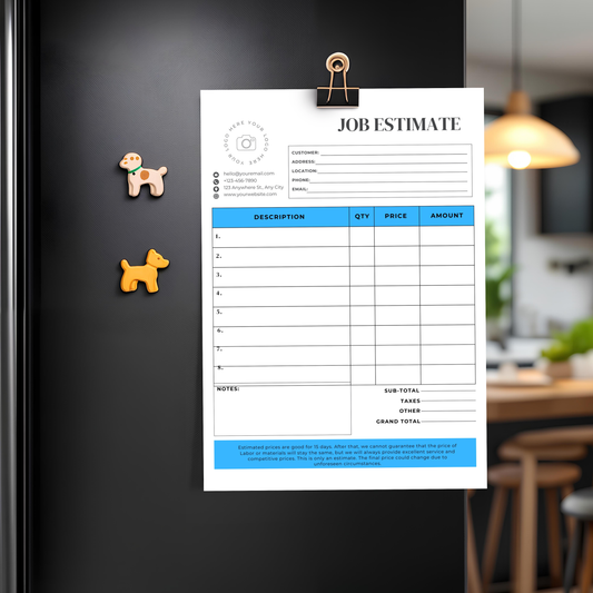 Landscaping Estimate Template