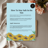 How To Stay Safe In The Sun