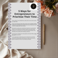 Five Ways For Entrepreneurs To Prioritise Their Time