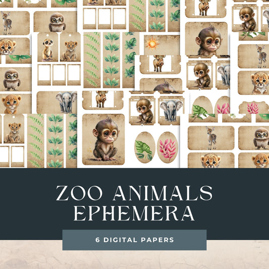 Zoo Animals Ephemera