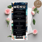 50th Birthday Menu Female