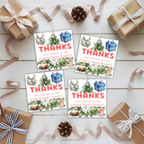 Christmas Thank You Tag