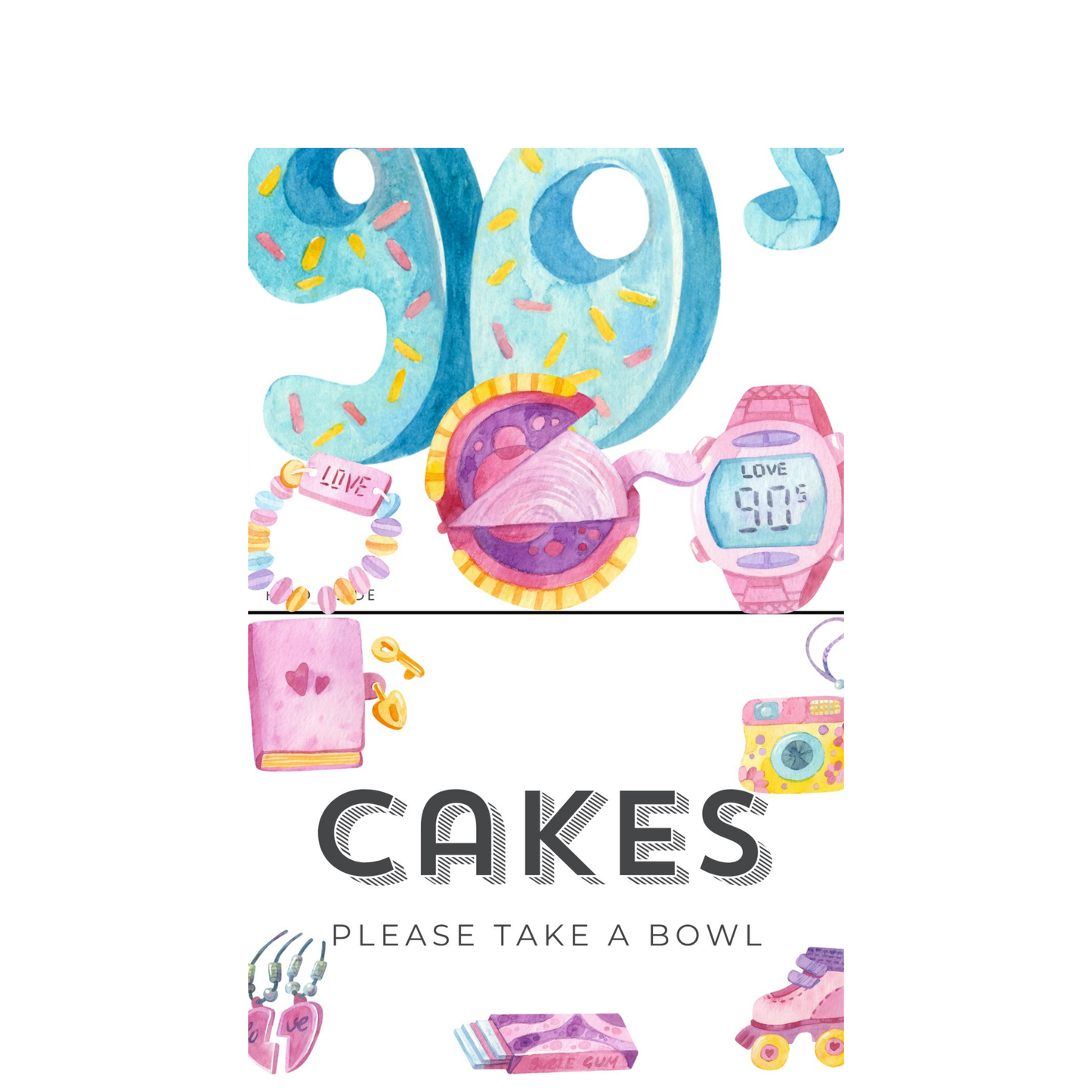 14th Birthday Food Labels
