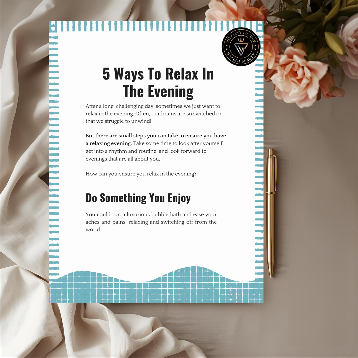 Five Ways To Relax In The Evening