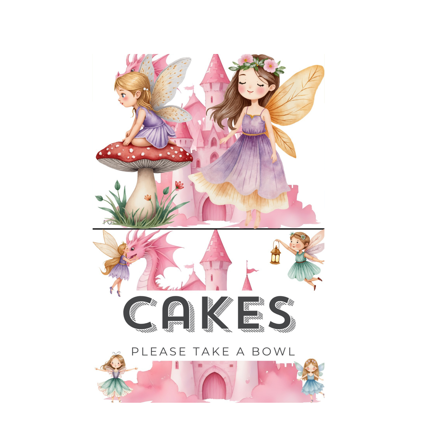 8th Birthday Girl Food Labels