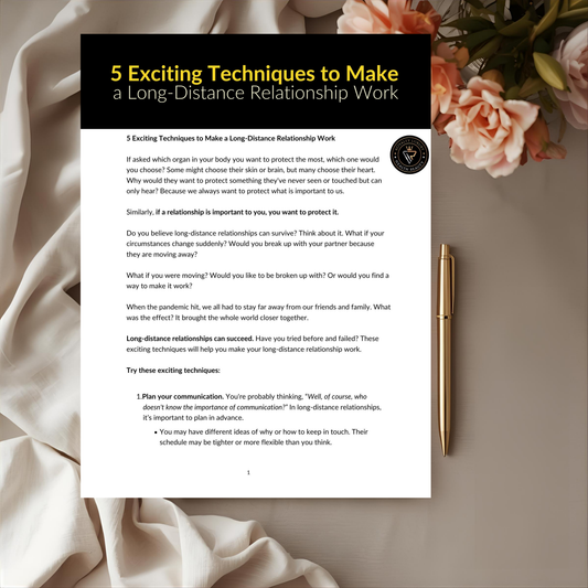 Five Exciting Techniques To Make A Long-Distance Relationship Work