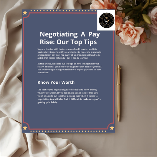 Negotiating A Pay Rise: Our Top Tips