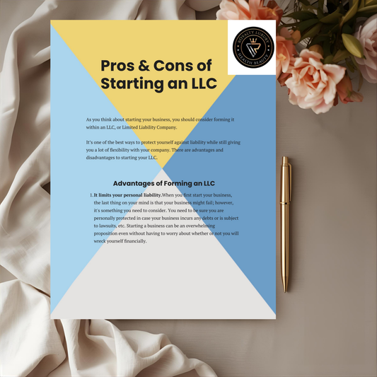 Pros and Cons of Starting An LLC