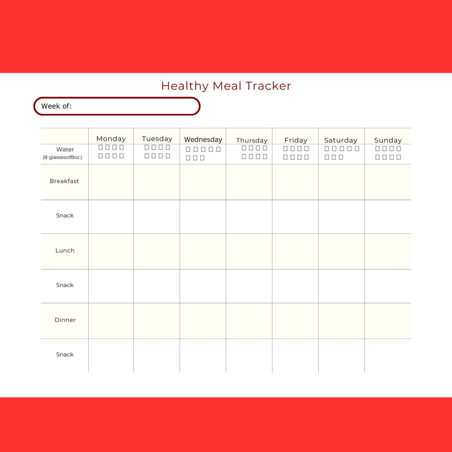 Healthy Meal Tracker
