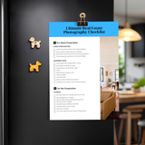 Real Estate Photos Checklist