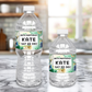 80th Birthday Water Bottle Label