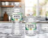 80th Birthday Water Bottle Label