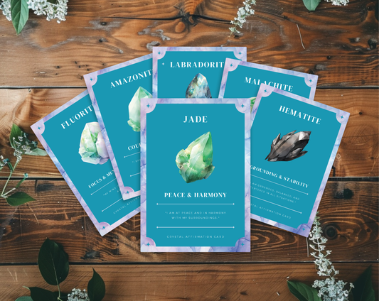 Crystal Affirmation Cards