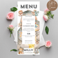 10th Birthday Menu