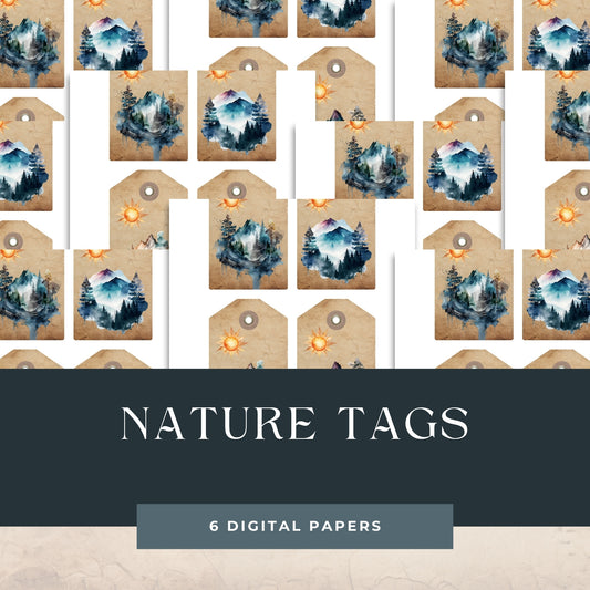 Four Nature Tags